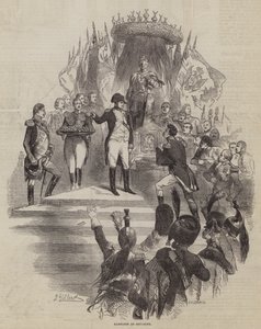 Napoleon in Boulogne door John Gilbert